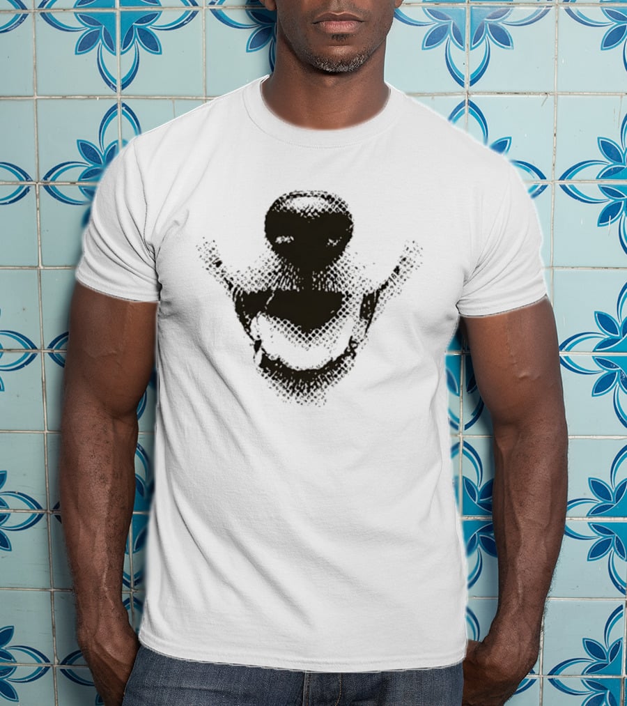 Smiley Neiro Shiba Dotwork T-Shirt