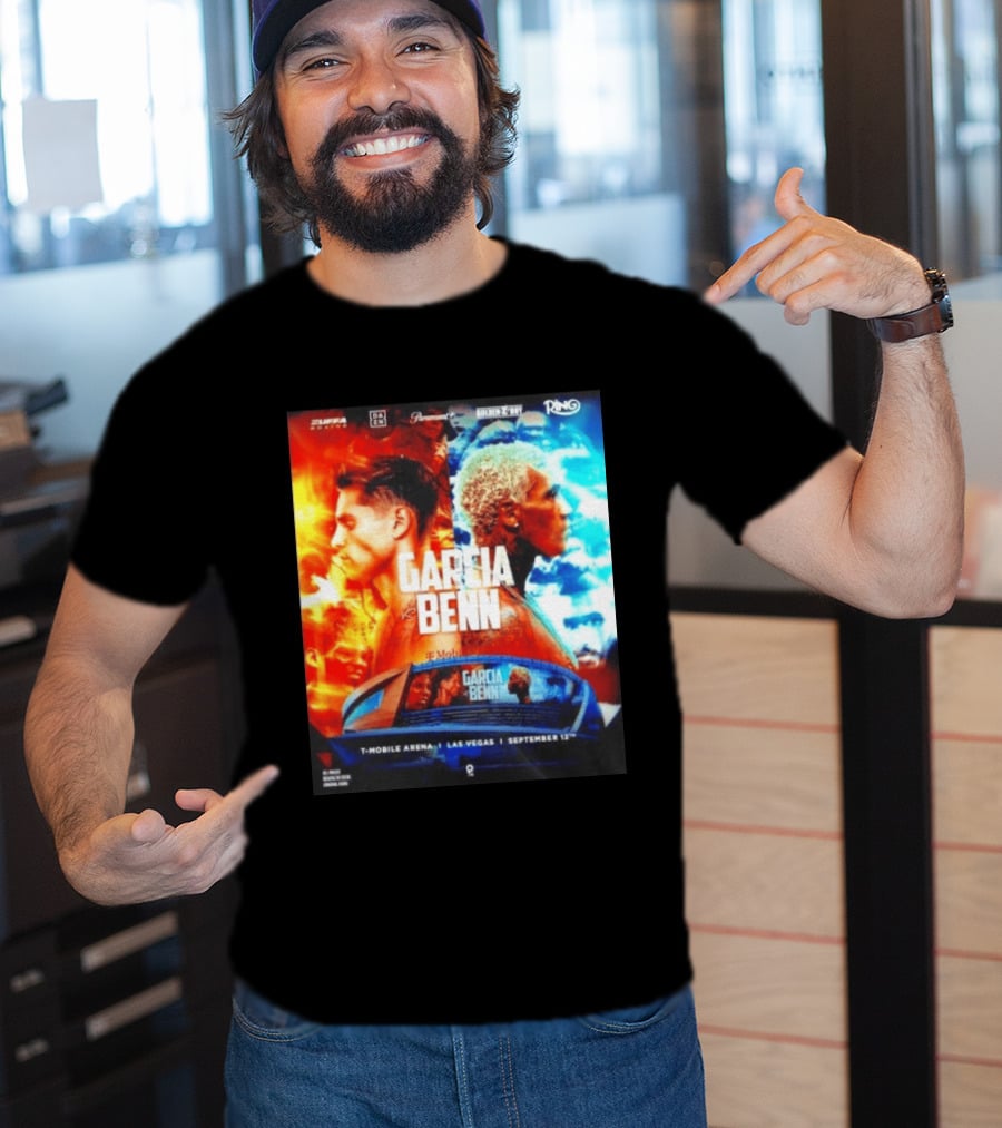 Garcia Vs Benn Live Fight DAZN Mobile Arena Las Vegas September 12th T-Shirt