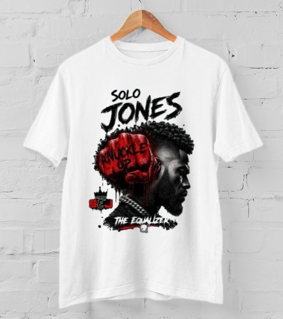 Solo Jones Knuckle Up The Equalizer Red Fist T-Shirt