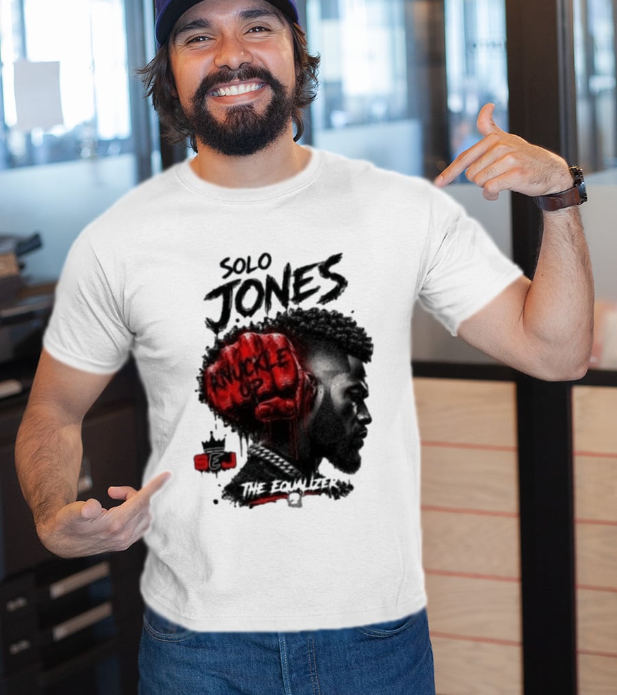 Solo Jones Knuckle Up The Equalizer Red Fist T-Shirt