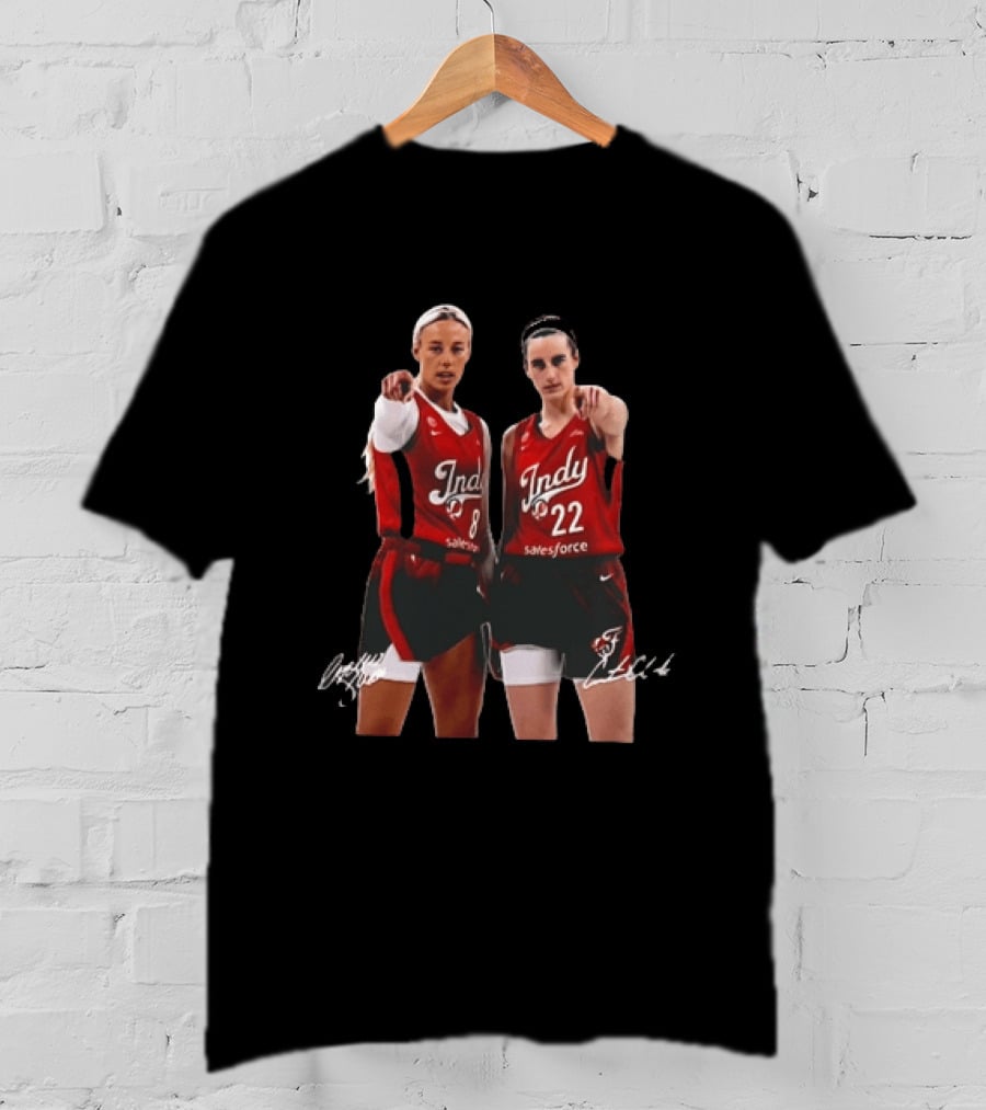 Indy Basketball Players 8 And 22 With Signatures SalesForce T-Shirt