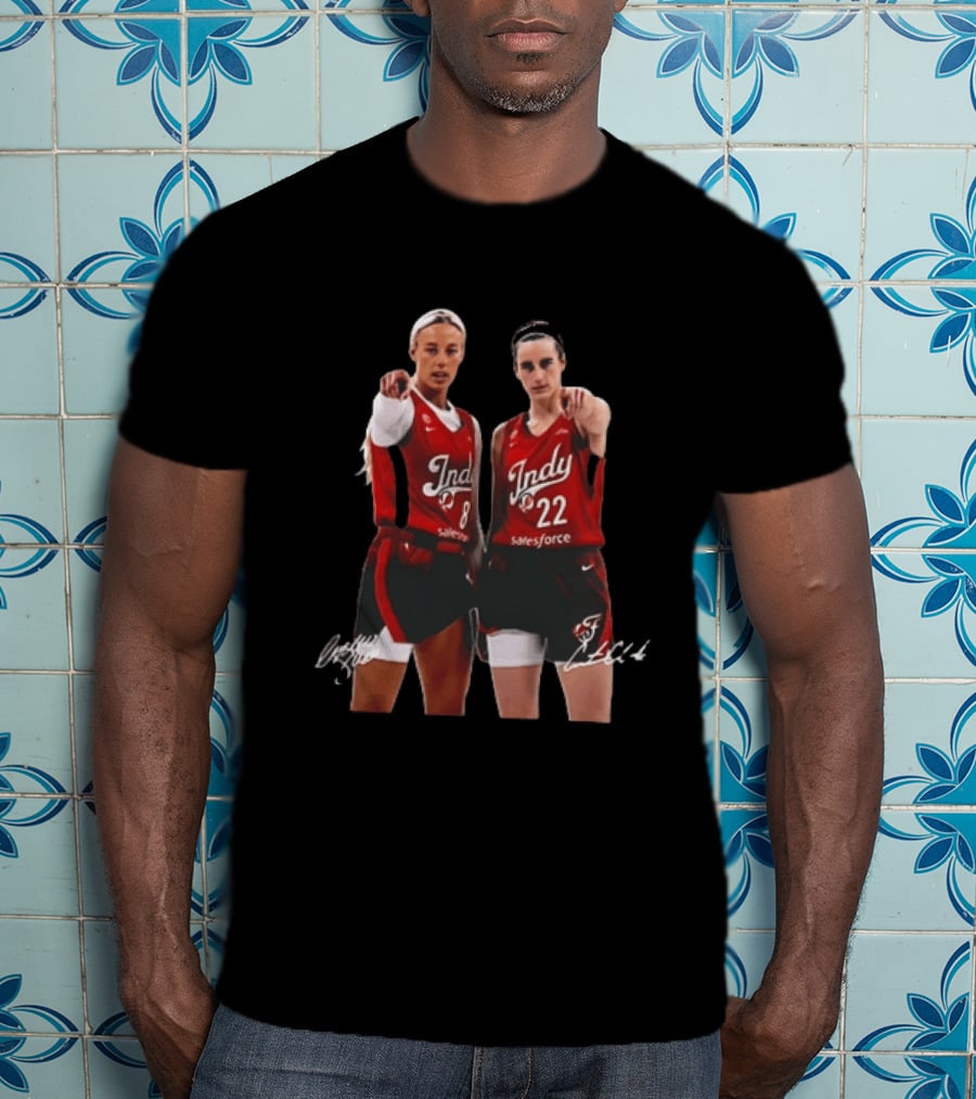 Indy Basketball Players 8 And 22 With Signatures SalesForce T-Shirt