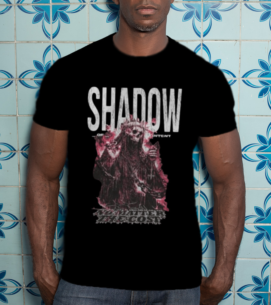 Shadow Of Intent No Matter The Cost Cloaked Skeleton T-Shirt