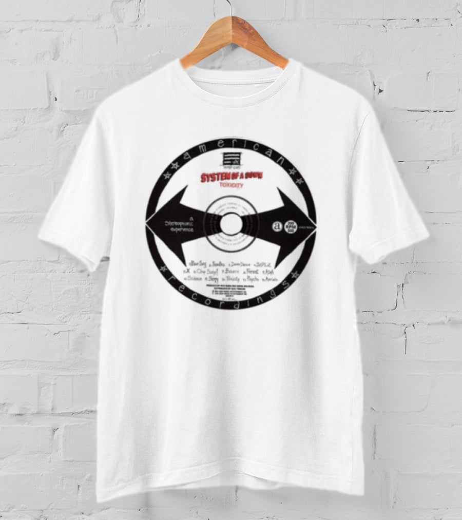 System Of A Down Toxicity Album Steal This Album CD T-Shirt