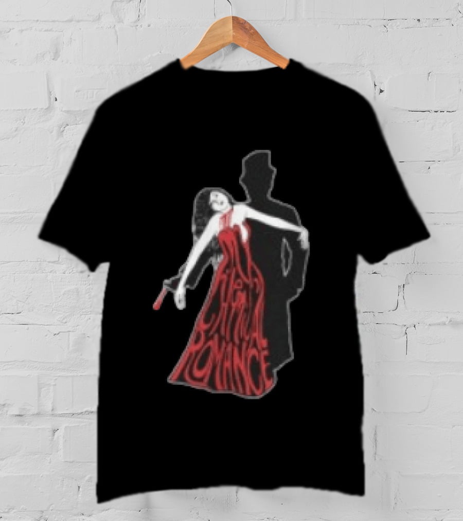 Nostalgia Gland Store Shhh My Chemical Romance Red Dress Shadow T-Shirt