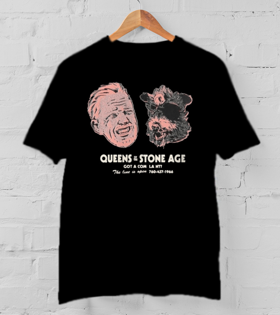 Queens Of The Stone Age Got A Compl La Nv The Line Is Open 760 437 1966 T-Shirt