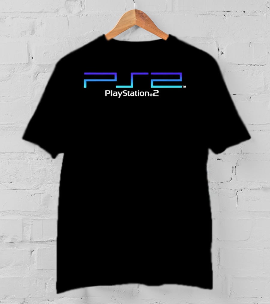 PS2 PlayStation 2 Sony Gaming Video Games T-Shirt