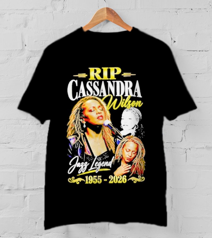 RIP Cassandra Wilson Jazz Legend 1955 2026 T-Shirt