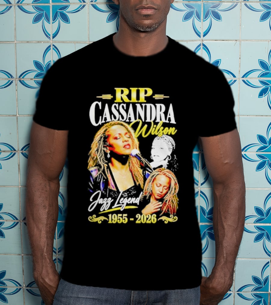 RIP Cassandra Wilson Jazz Legend 1955 2026 T-Shirt