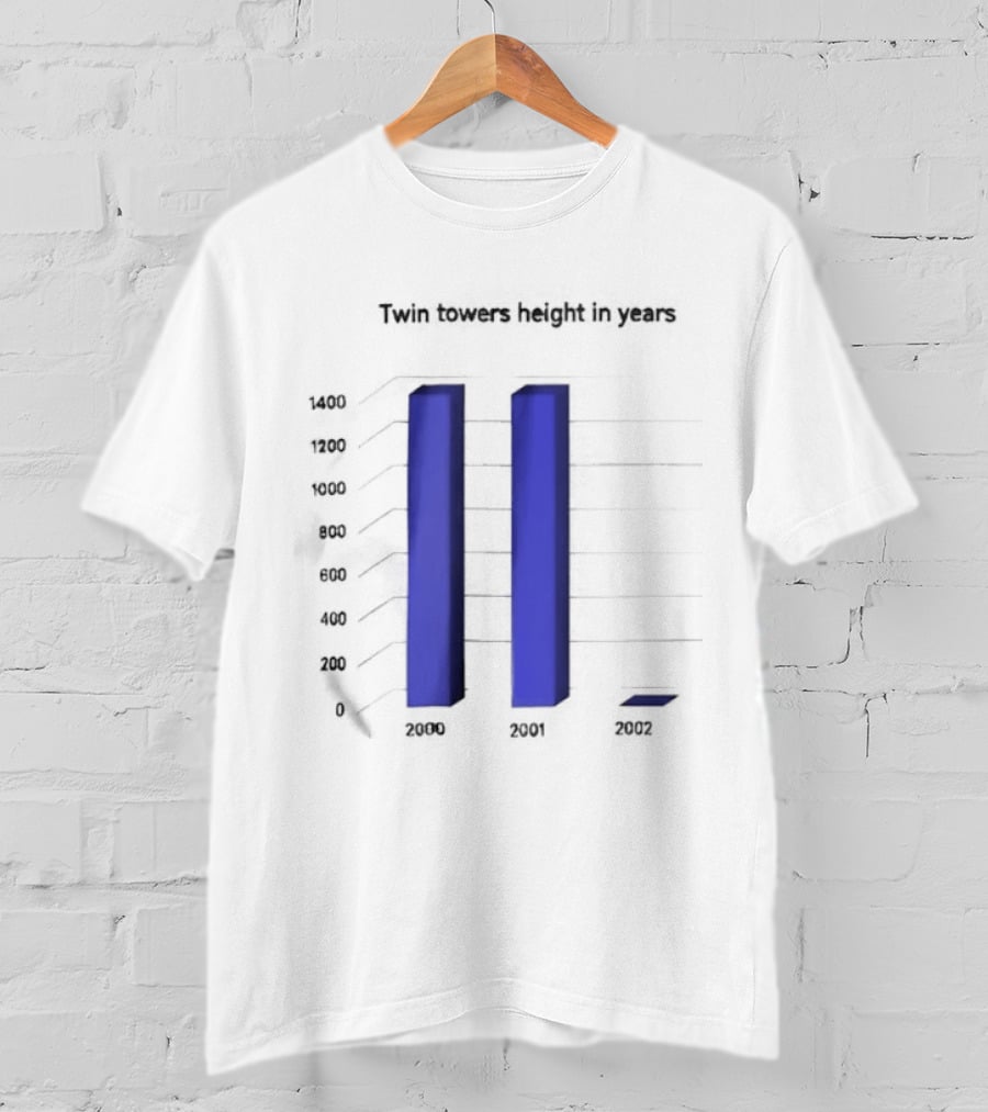 9 11 Twin Towers 110 Stories Tall In Years Of Remembrance T-Shirt