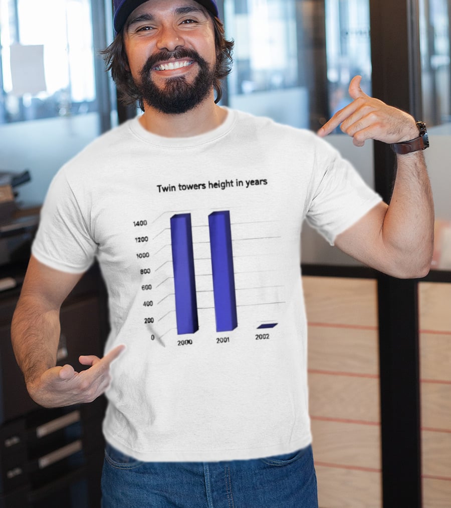 9 11 Twin Towers 110 Stories Tall In Years Of Remembrance T-Shirt