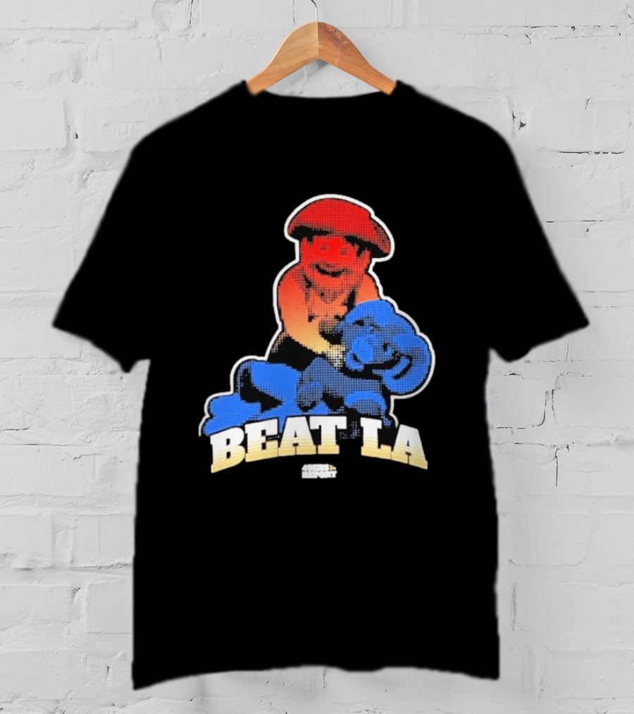 San Francisco 49ers Beat LA Rams Retro Style Football Rivalry T-Shirt