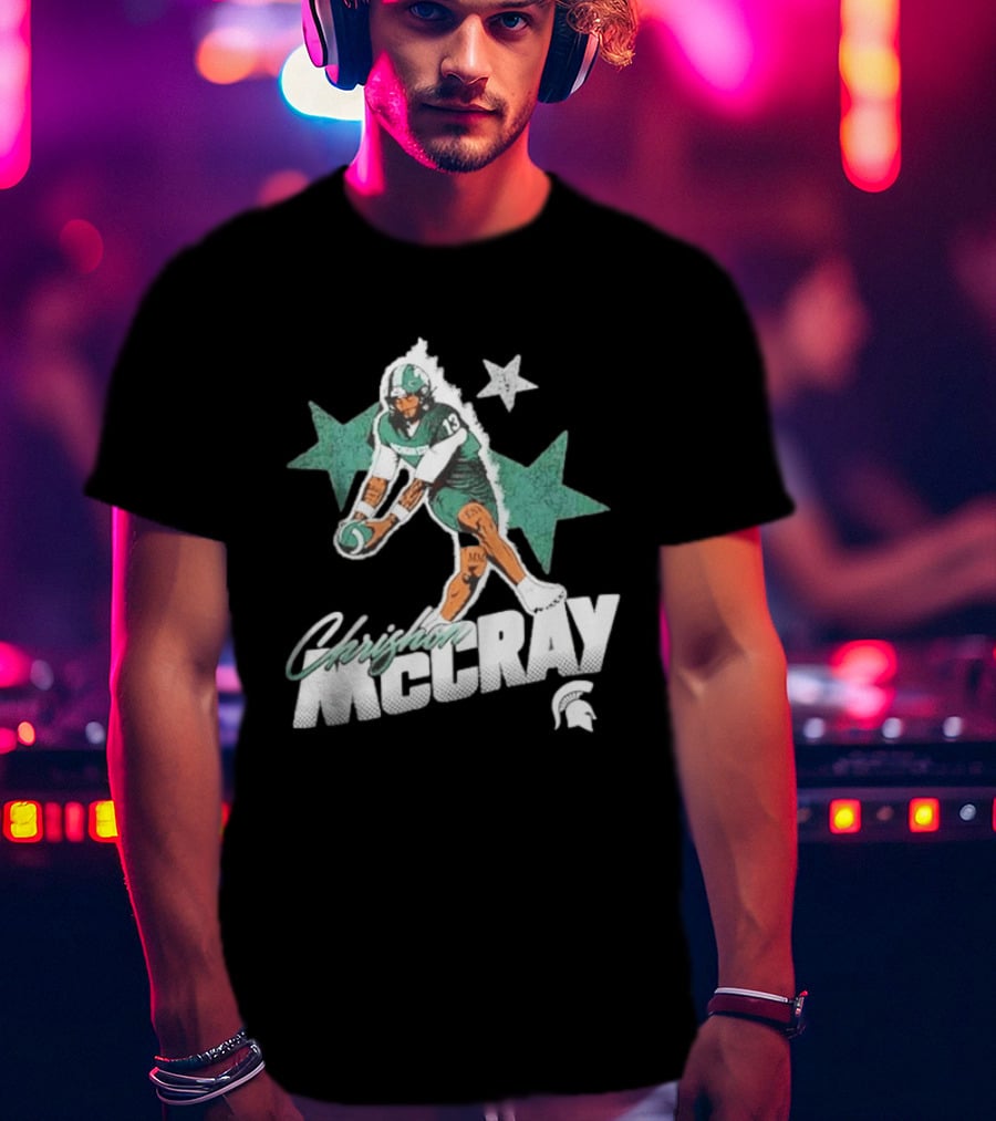 Chrishon McCray Stars Michigan State Spartans Football T-Shirt
