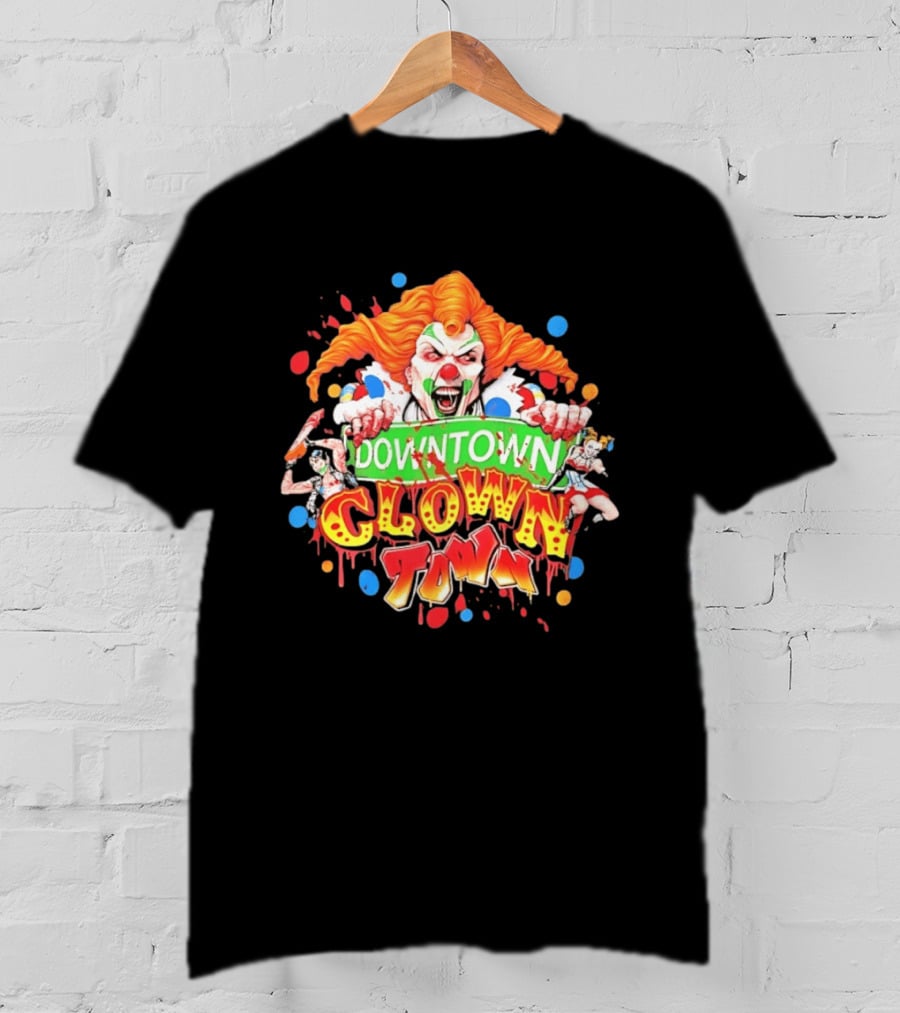 Downtown Clown Town Joker Harley T-Shirt