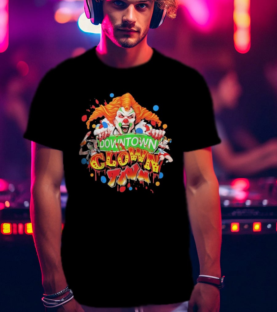 Downtown Clown Town Joker Harley T-Shirt