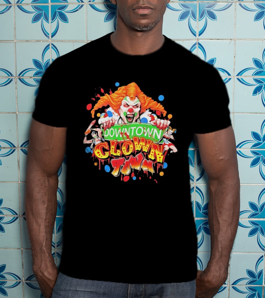 Downtown Clown Town Joker Harley T-Shirt