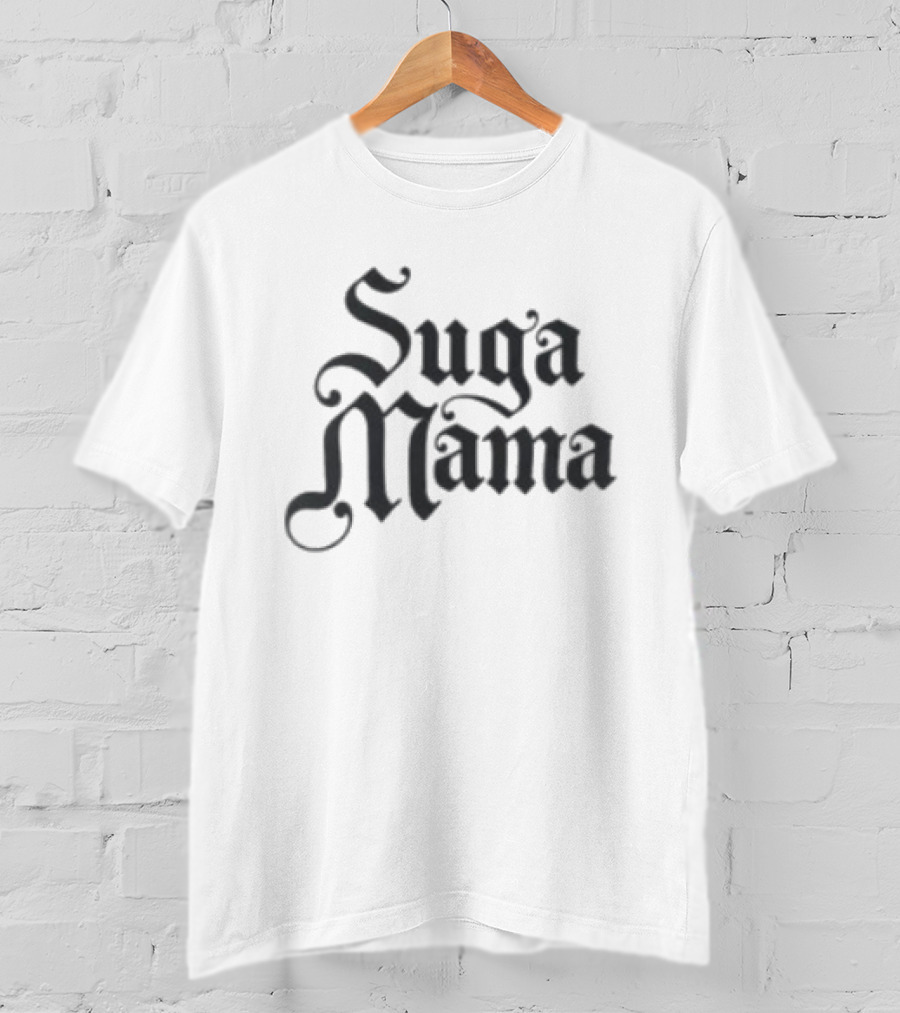 Beyonce Store Suga Mama Cropped Bold Gothic T-Shirt