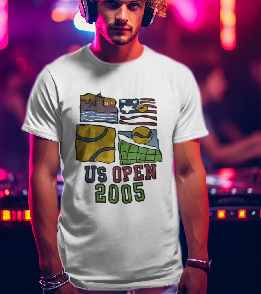 US Open 2005 Tennis Tournament Grand Slam T-Shirt