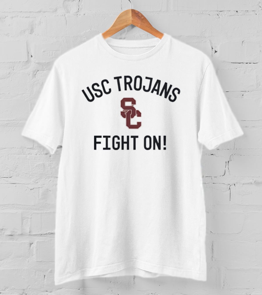 USC Trojans SC Emblem Fight On University Of Southern California T-Shirt