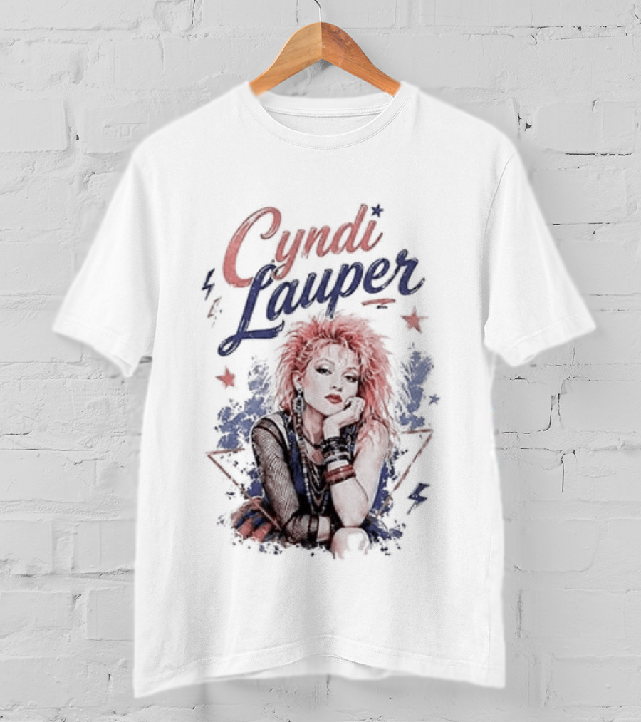 Cyndi Lauper Loud Colors Wild Heart Retro 80s T-Shirt