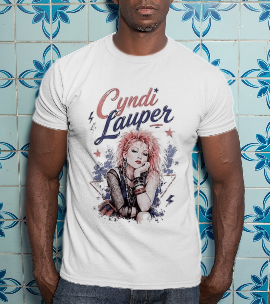 Cyndi Lauper Loud Colors Wild Heart Retro 80s T-Shirt