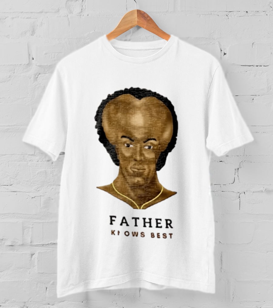 Father Knows Best Yakub Large Heart Shaped Brain T-Shirt