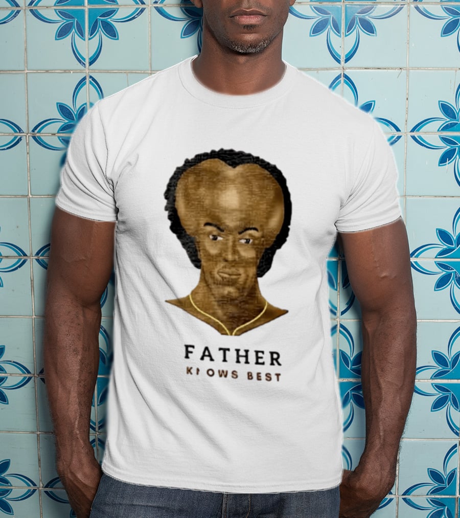 Father Knows Best Yakub Large Heart Shaped Brain T-Shirt