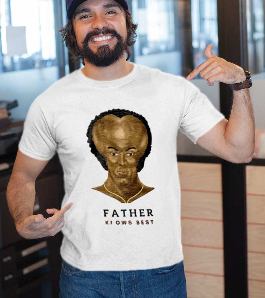 Father Knows Best Yakub Large Heart Shaped Brain T-Shirt