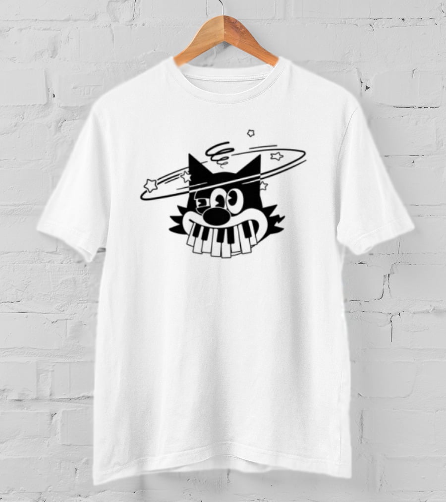 G Jones Eprom Slamming Keys Cat T-Shirt