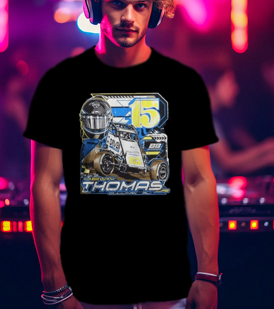 Kevin Thomas Cullman 15 Car Racing BB Performance T-Shirt