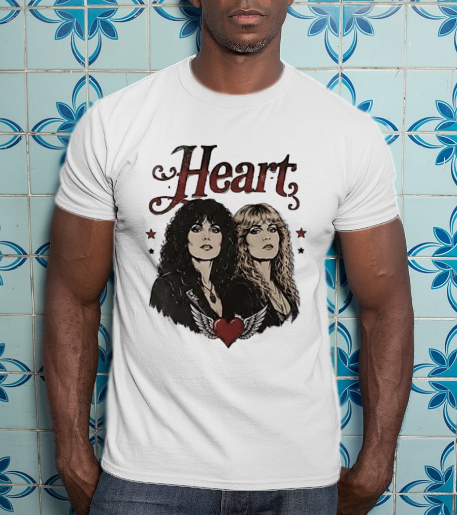 Heart Band Sing Loud Love Wild With Iconic Duo T-Shirt