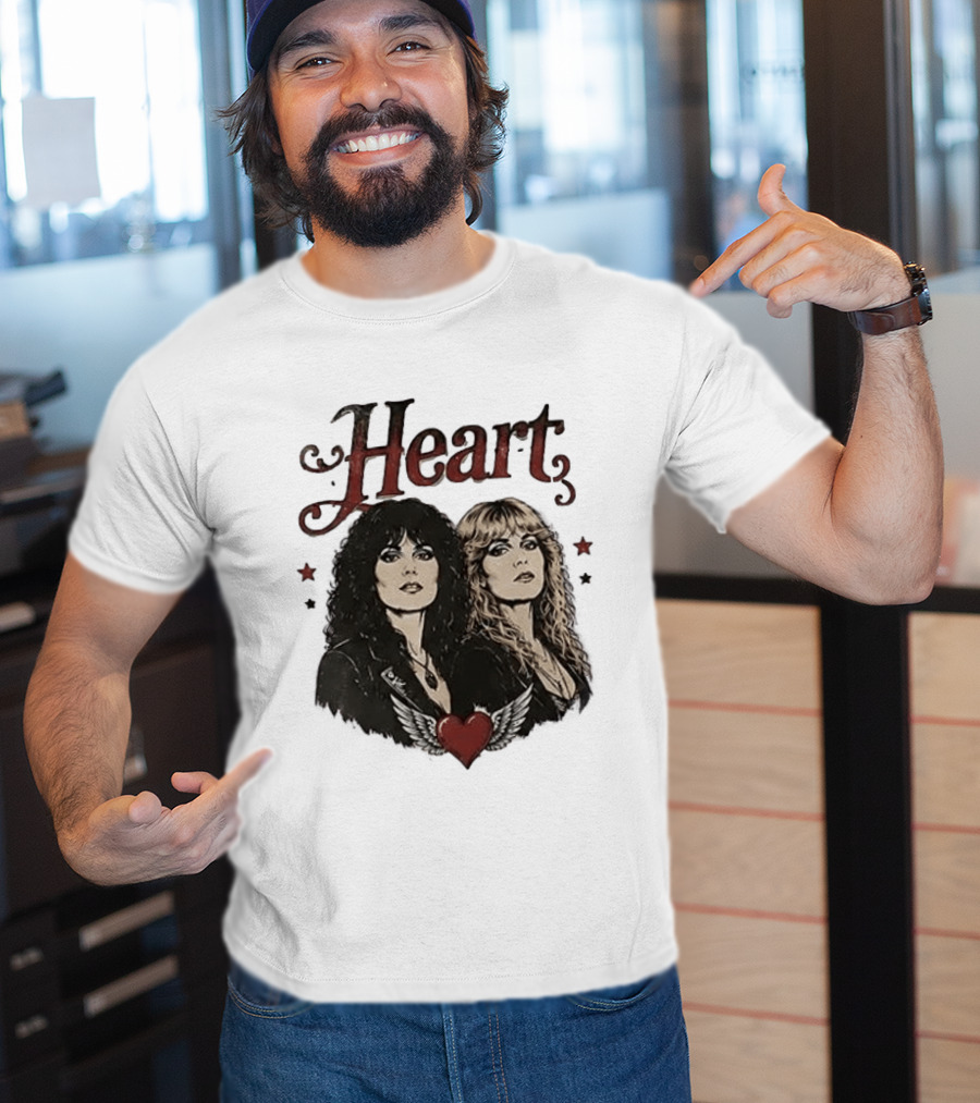 Heart Band Sing Loud Love Wild With Iconic Duo T-Shirt