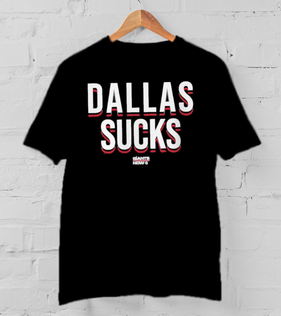 New York Giants Dallas Sucks NFL Rivalry Fan T-Shirt