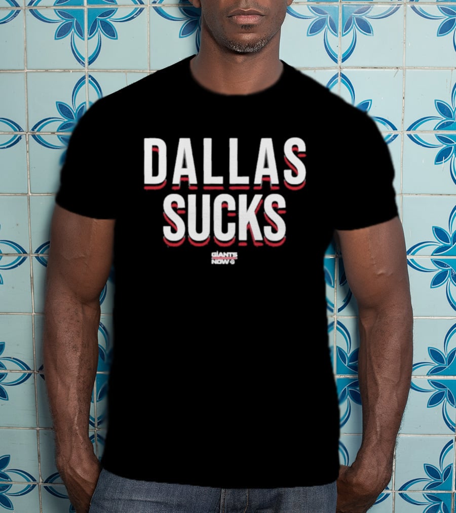 New York Giants Dallas Sucks NFL Rivalry Fan T-Shirt