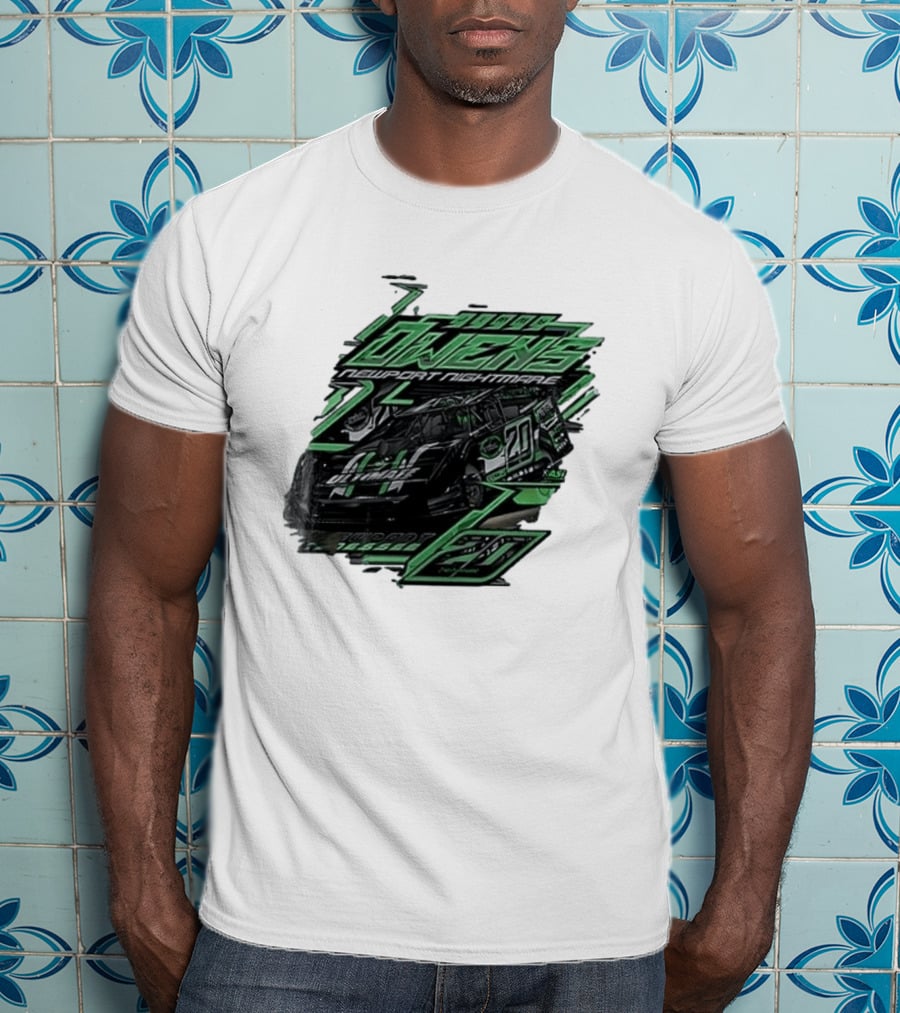 Jimmy Owens Newport Nightmare 20 Car Racing Ultimate 64 Dirt Track 2023 T-Shirt