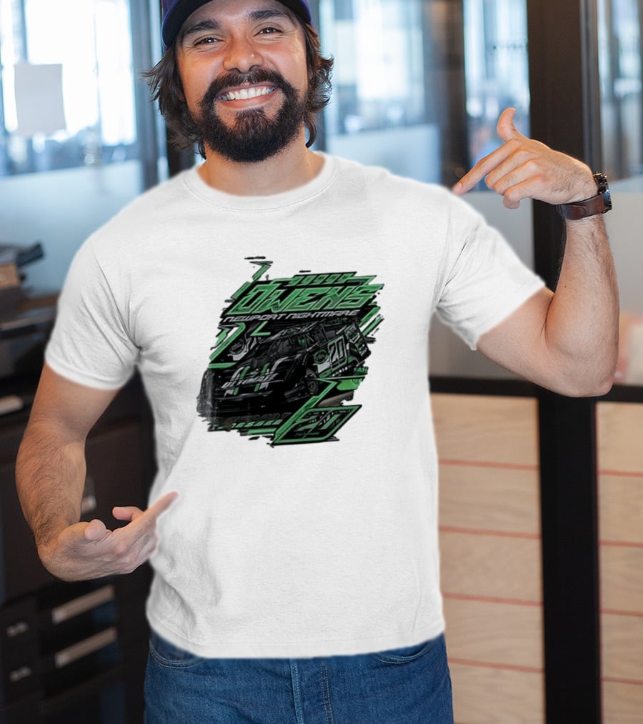 Jimmy Owens Newport Nightmare 20 Car Racing Ultimate 64 Dirt Track 2023 T-Shirt