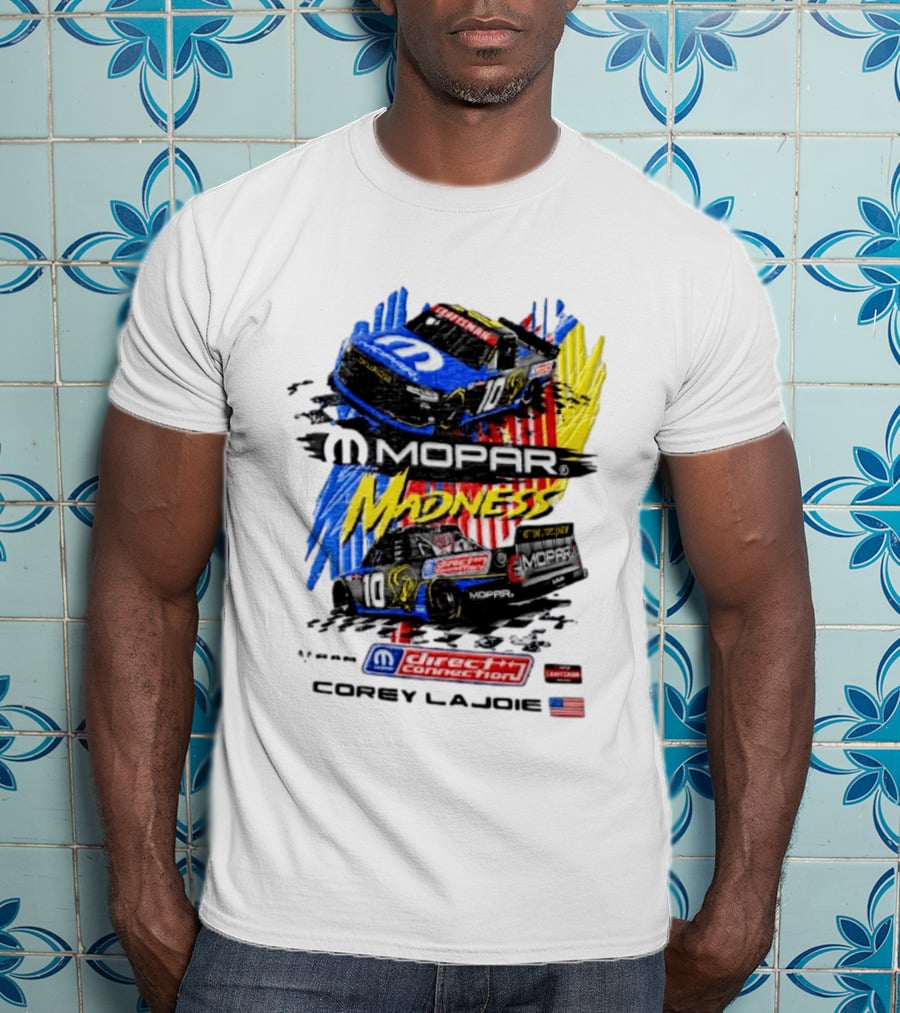 Kaulig Racing Corey LaJoie Mopar Madness 10 Direct Connection NASCAR 2023 T-Shirt