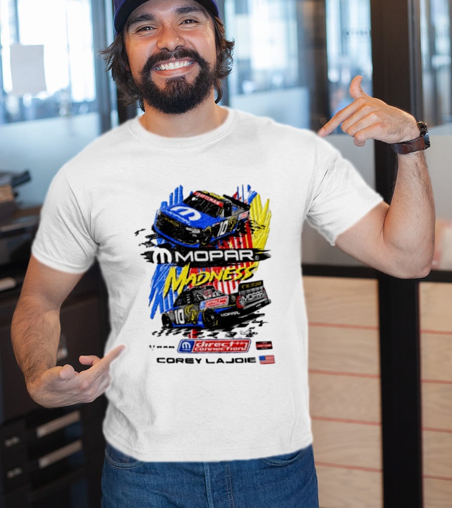 Kaulig Racing Corey LaJoie Mopar Madness 10 Direct Connection NASCAR 2023 T-Shirt