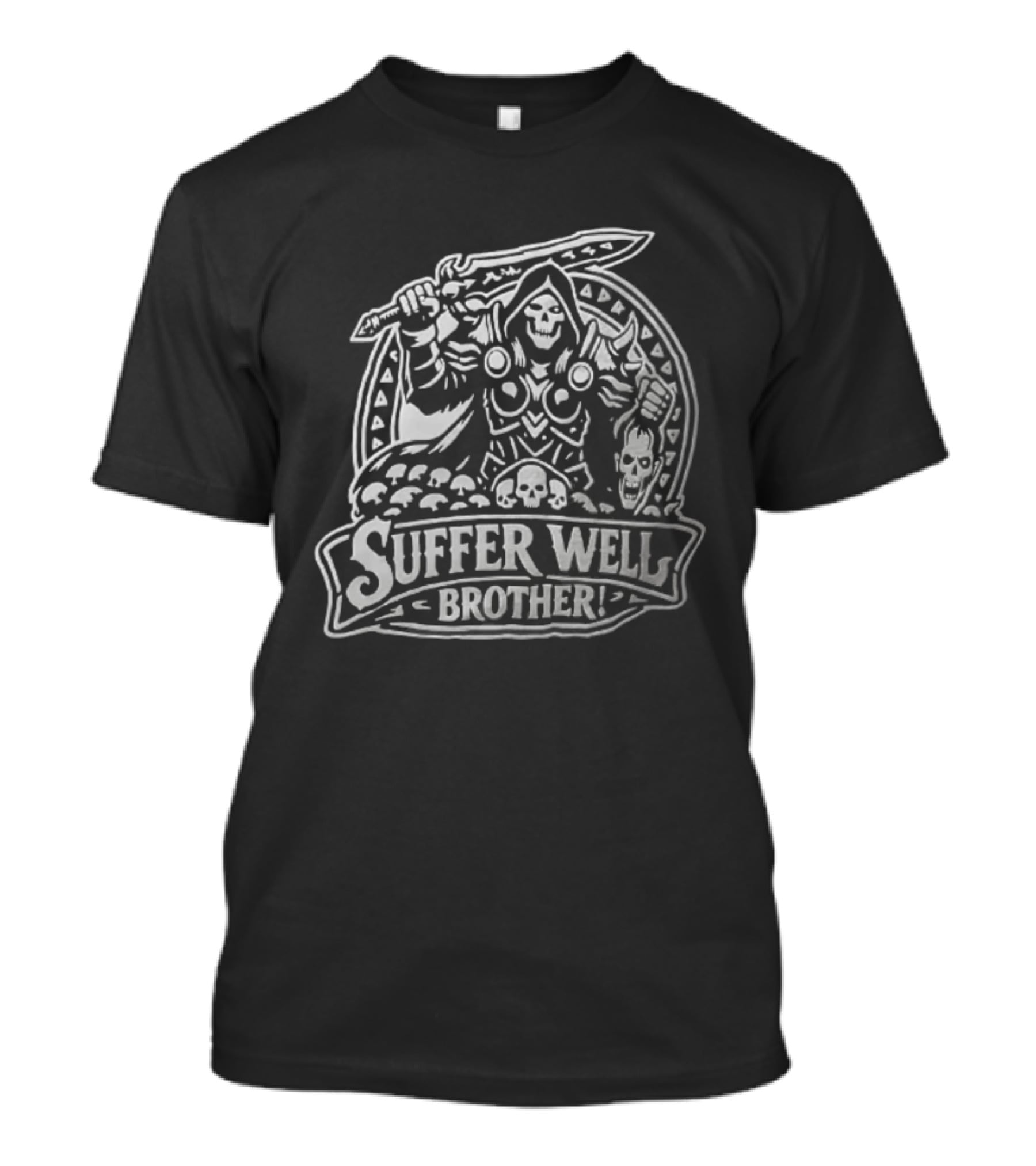 Arthas Menethil Lich King Warcraft Suffer Well Brother T-Shirt