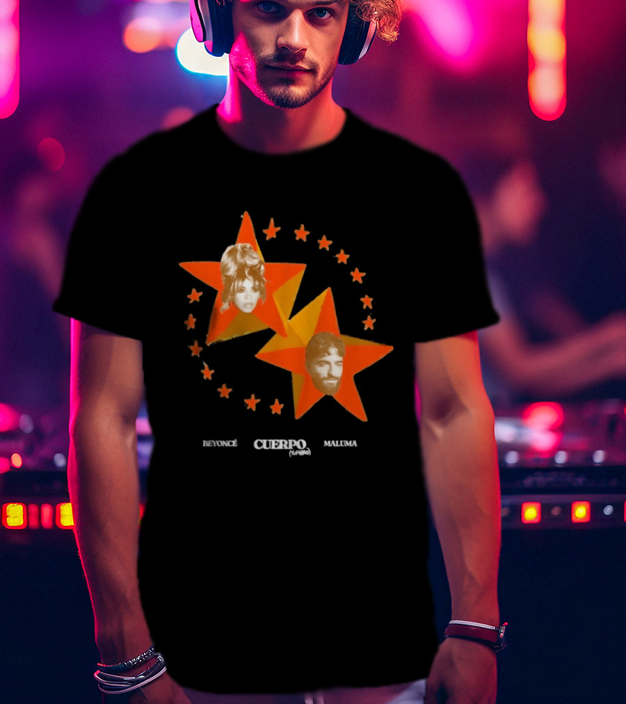 Beyoncé Maluma Cuerpo Tumbao Latin Pop Starry T-Shirt