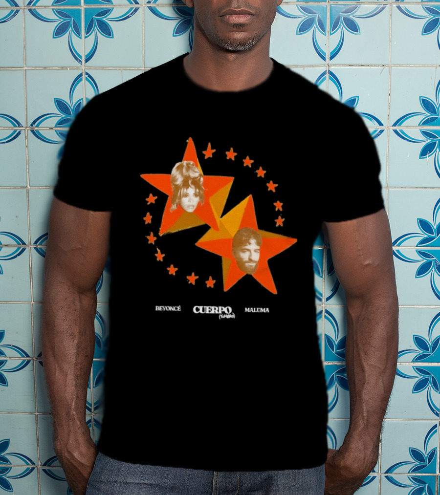 Beyoncé Maluma Cuerpo Tumbao Latin Pop Starry T-Shirt