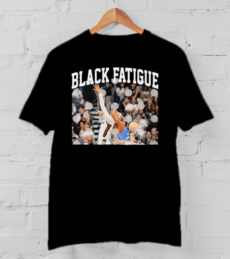 BLACK FATIGUE Basketball Sports Athlete Action Scene T-Shirt