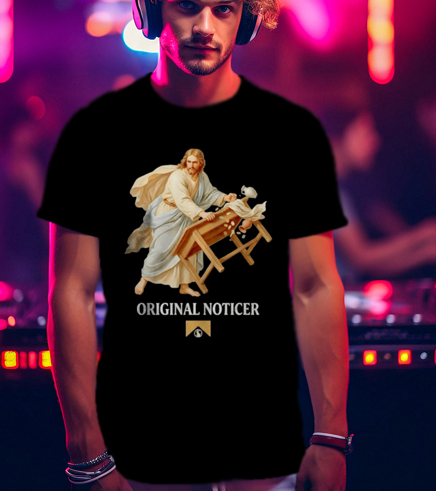 Jesus Christ Original Noticer Temple Cleansing Visual T-Shirt