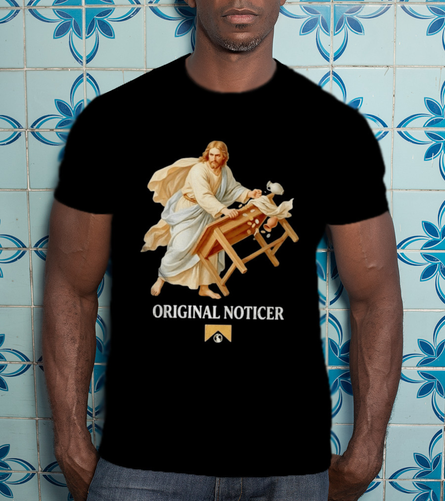 Jesus Christ Original Noticer Temple Cleansing Visual T-Shirt