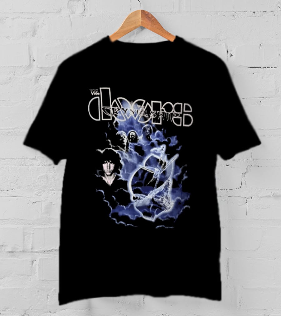 The Doors Jim Morrison Crystal Ship Lyrics And Band Members T-Shirt