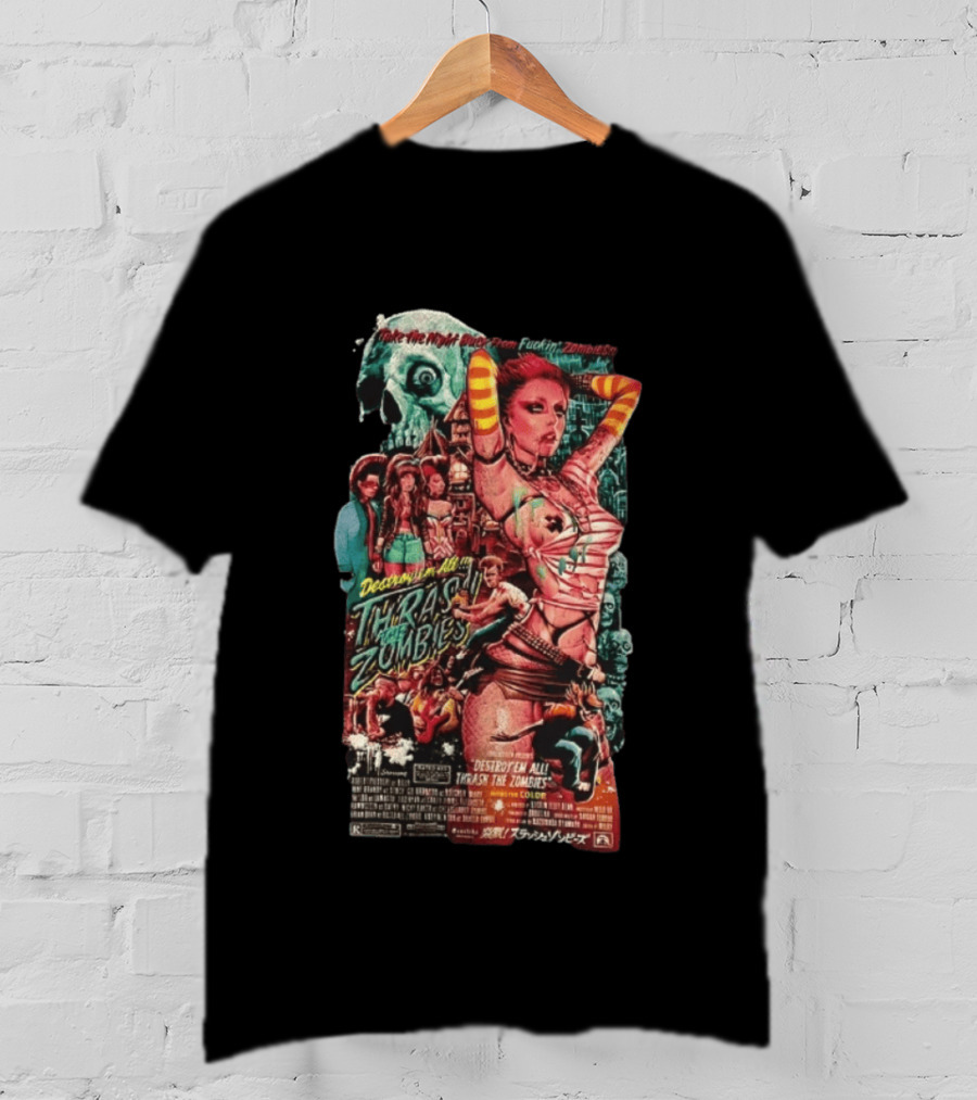 Destroy’em All! Thrash The Zombies T-Shirt