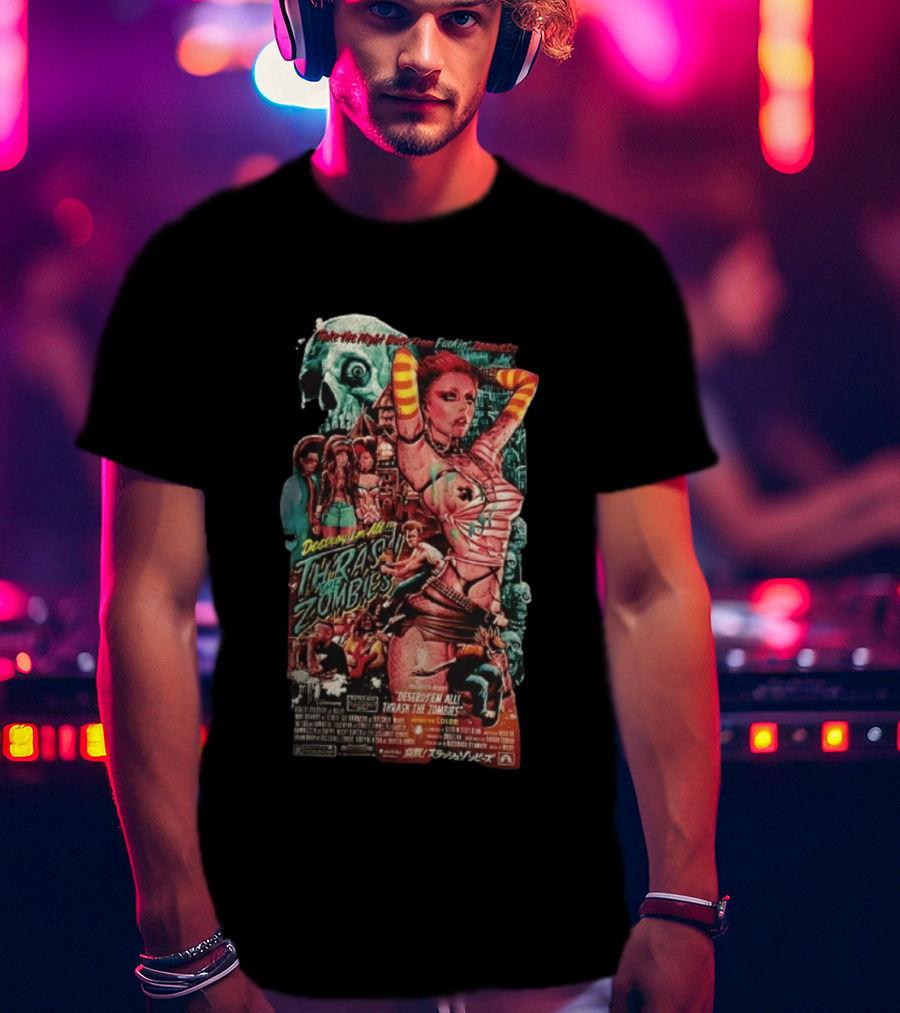 Destroy’em All! Thrash The Zombies T-Shirt