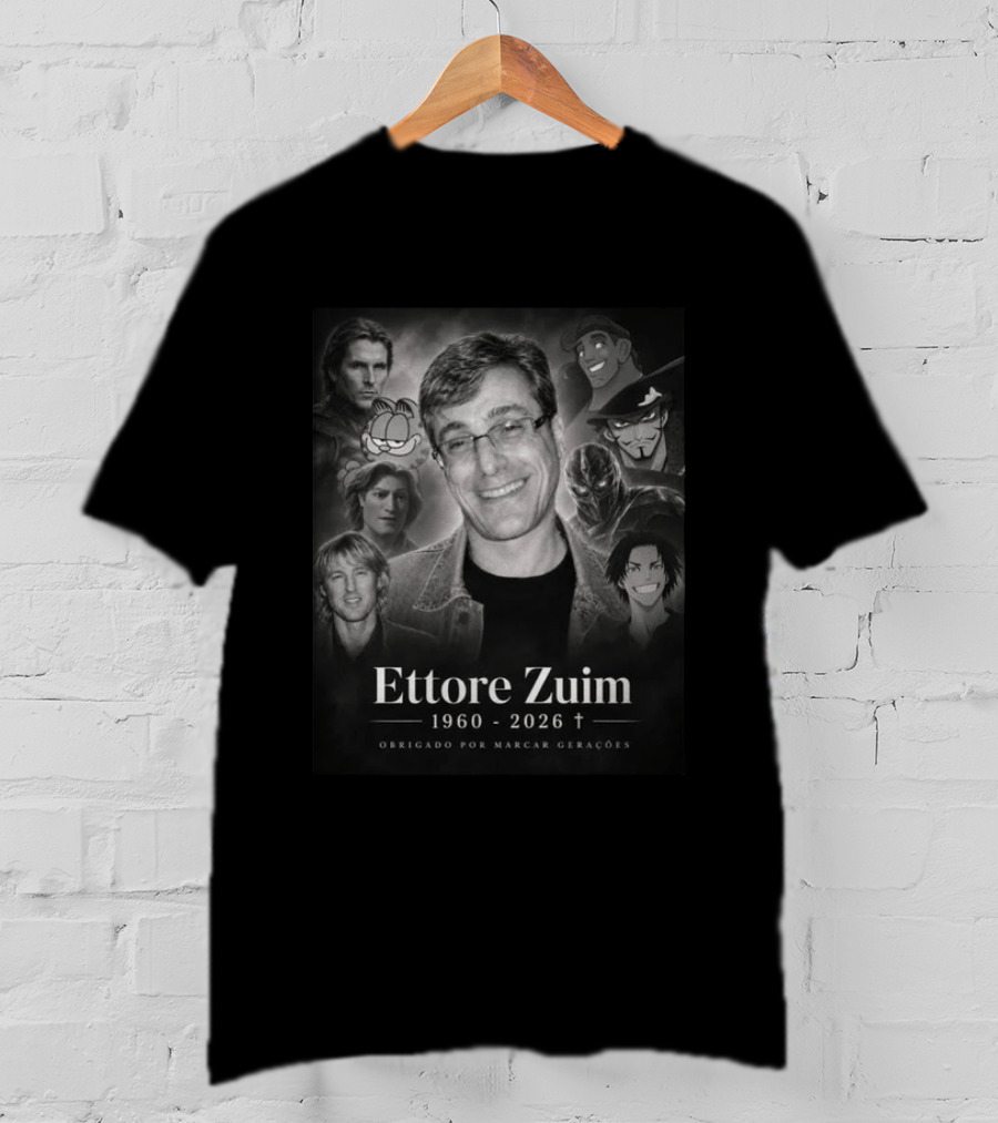 Ettore Zuim 1960 2026 Obrigado Por Marcar Gerações Lamenta Profundamente O Falecimento T-Shirt