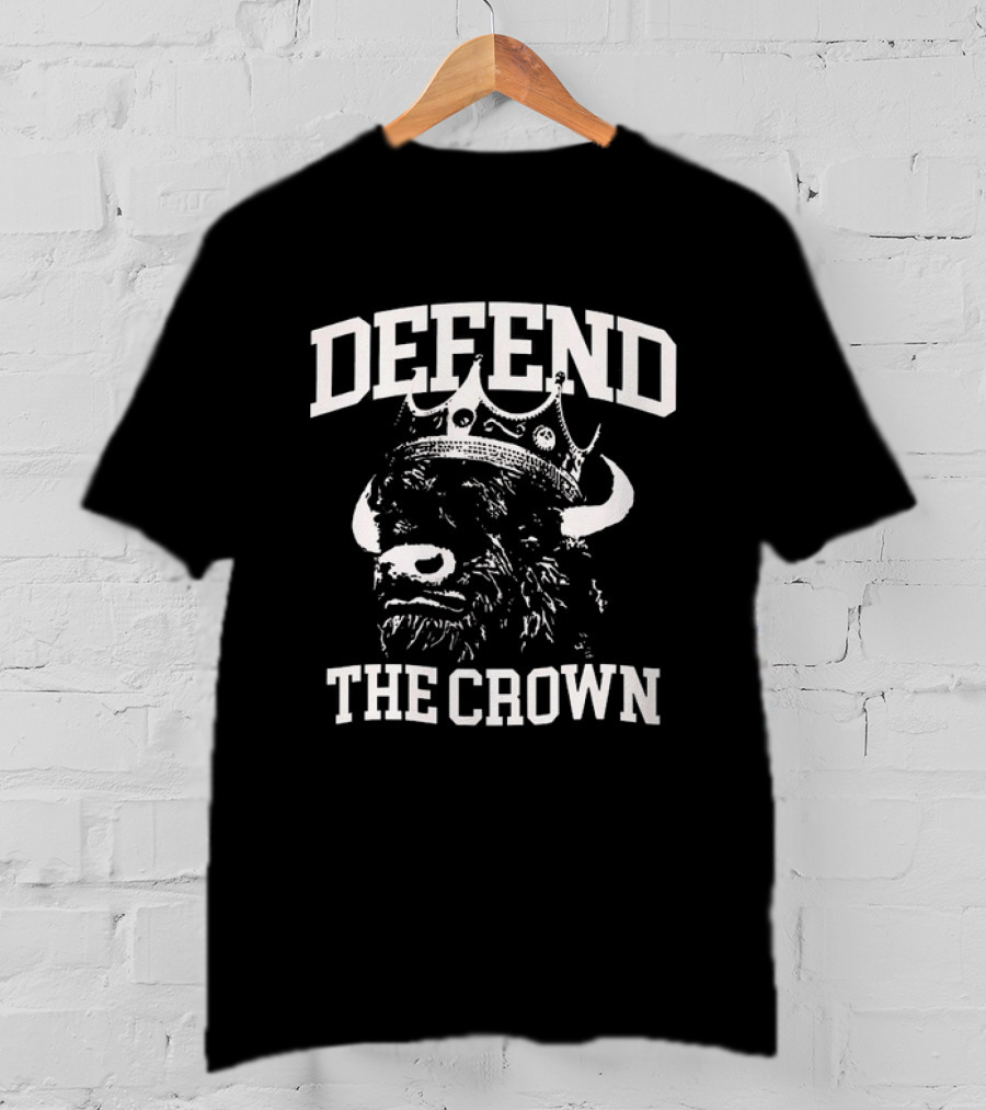 Defend The Crown Buffalo King Bison T-Shirt