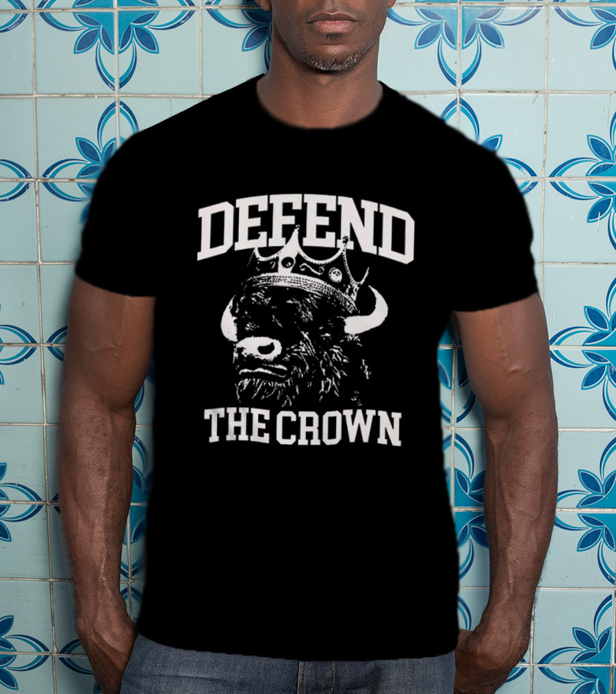 Defend The Crown Buffalo King Bison T-Shirt
